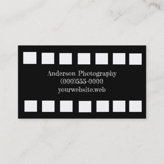"Film"-Visitekaartjes Visitekaartje (Voorkant)