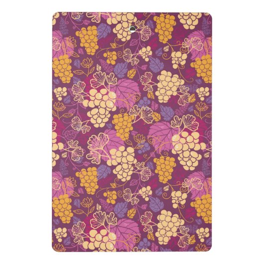 Filmachtergrond voor zoete druivenrassen mini klembord (Achterkant)