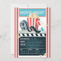 Filmavond Feest Uitnodiging