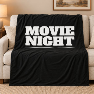 Filmavond Fleece Deken