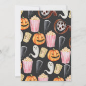 Filmavond Halloween feest Kaart (Achterkant)