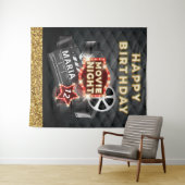 Filmavond Luxe Verjaardag Wandkleed (In Situ (horizontaal))