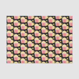 Filmavond Popcorn en tickets Tissuepapier