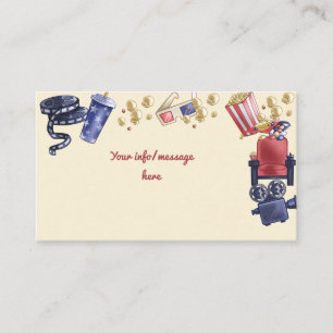 Filmavond verjaardag voor kinderen informatiekaartje