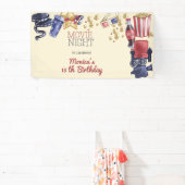 Filmavond verjaardag voor kinderen spandoek (Insitu)