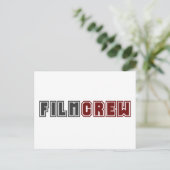filmbemanning briefkaart (Staand voorkant)