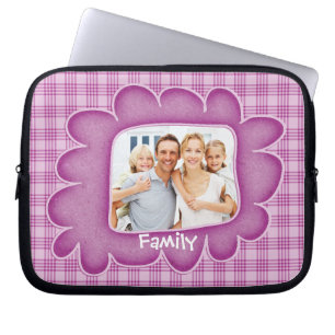Filmbeschermhoes voor fotolaptop uit de roze roze  laptop sleeve