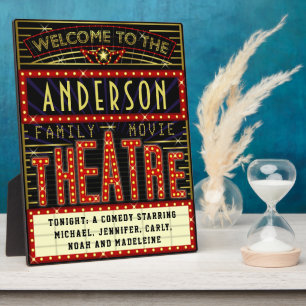 Filmbioscoop thuisbioscoop   Aangepaste naam Fotoplaat