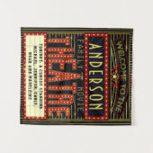 Filmbioscoop thuisbioscoop | Aangepaste naam Wandkleed (Voorkant (horizontaal))