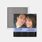 Filmbioscoopfoto Opslaan Datum magneet, blauw Magneet (Voorkant / Achterkant)