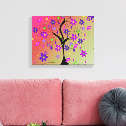 Filmboom Canvas Afdruk (Insitu (Woonkamer))