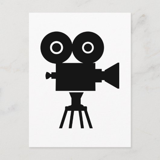 Filmcamera Briefkaart (Voorkant)