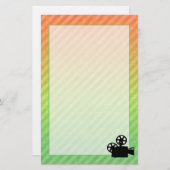 Filmcamera Briefpapier (Voorkant / Achterkant)