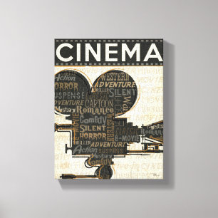 filmcamera canvas afdruk