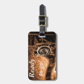  filmcamera - fotografie bagagelabel (Voorkant verticaal)