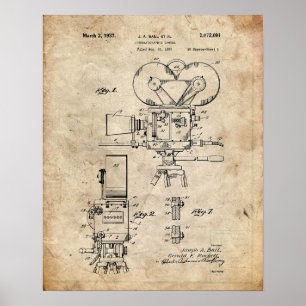 Filmcamera-patent Poster
