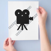 filmcamera-pictogram flyer (Hand)