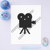 filmcamera-pictogram flyer (Enkel)