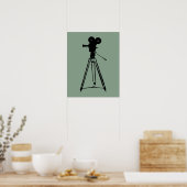 Filmcamera Pop Poster (Keuken)