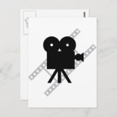 filmcamerapictogram briefkaart (Voorkant / Achterkant)