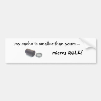 FilmCanister, mijn cache is kleiner dan die van jo Bumpersticker