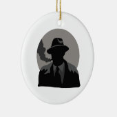 Filmdetective Keramisch Ornament (Rechts)