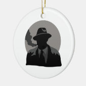 Filmdetective Keramisch Ornament (Links)