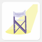 Filmdirecteuren Stokers Vierkante Sticker (Voorkant)