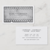 Filmeditor Video YouTuber Visitekaartje (Voorkant / Achterkant)