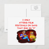 filmfestival briefkaart (Voorkant / Achterkant)