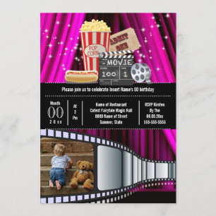 Filmfilm filmfilm popcorn roze kaart