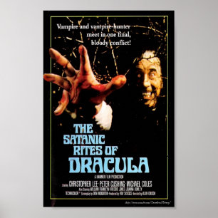 Filmfilm "The Satanic Rites of Dracula" (1973) Pos Poster