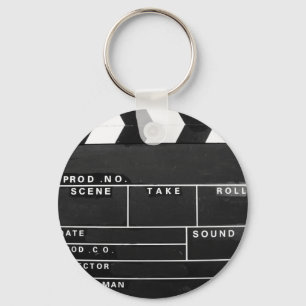 filmfilmmakers Clapper board-ontwerp Sleutelhanger