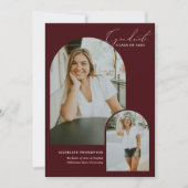 Filmfoto van Bourgogne Afstuderen met flitsscript Aankondiging (Voorkant)