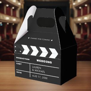 Filmklapbord Huwelijk Bedankt Bedankdoosjes