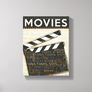 filmklapper canvas afdruk