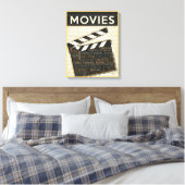 filmklapper canvas afdruk (Insitu (Slaapkamer))