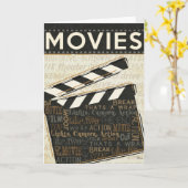  filmklapper kaart (Gele Bloem)