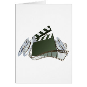 Filmklapperbord en filmfilmrollen