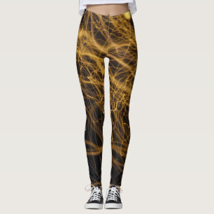 Filmkorrel: Abstracte Bokeh Trail Leggings