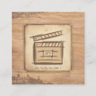 Filmmaker, acteur, filmregisseur producent cadeau informatiekaartje