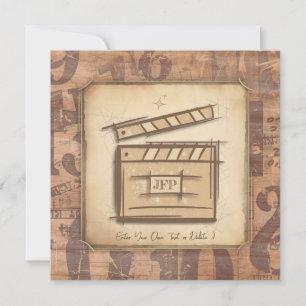 Filmmaker, acteur, filmregisseur producent cadeau save the date