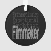 Filmmaker Extraordinaire Ornament (achterkant)