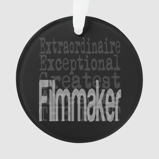 Filmmaker Extraordinaire Ornament (voorkant)