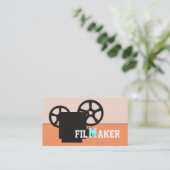 Filmmaker/regisseur/filmmaker visitekaartjes (Staand voorkant)