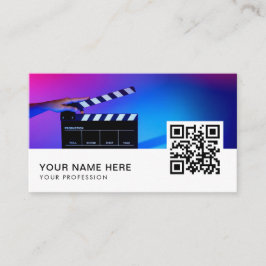 filmmaker visitekaartjes QR-code