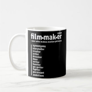 Filmmaker voor inhoud Filmmaker Sociale media Koffiemok