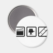 filmmakerswerk magneet (Voorkant / Achterkant)