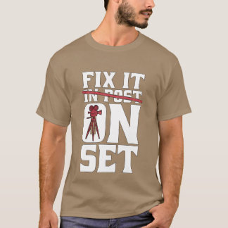 Filmmaking Fi It On Set Cinematographer Filmmaker T-shirt