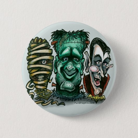 Filmmonsters Ronde Button 5,7 Cm (Voorkant)